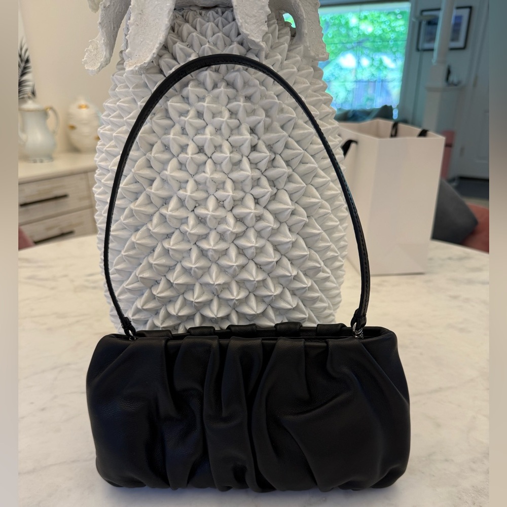 STAUD Bean Bag Leather Clutch - Picture 2 of 9